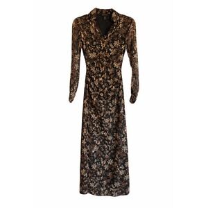 Bailey/44 Ruched Floral Maxi Dress – XS – NWT MSRP $158